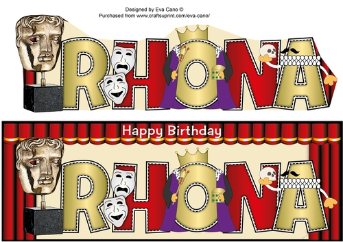 Theatrical Birthday RHONA large dl