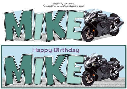 Motorbike MIKE large dl
