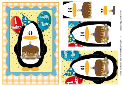 1 Today Birthday Penguin Pyramid