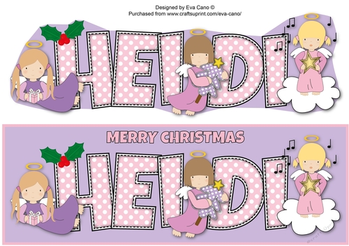 Christmas Angels HEIDI large dl