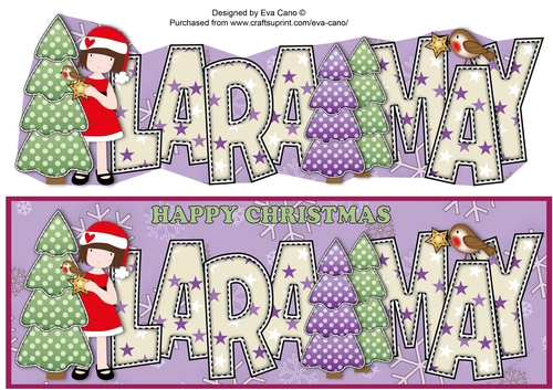 Christmas Girl LARA MAY large dl