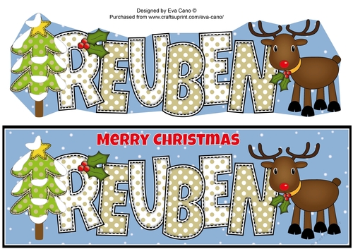 Rudolf the Red Nose Reindeer REUBEN large dl