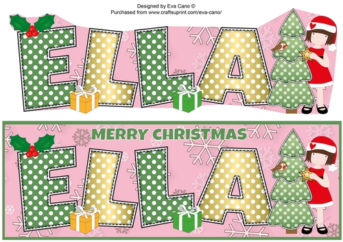Christmas Girl ELLA large dl