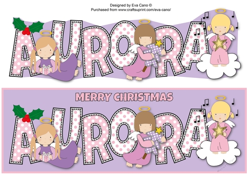 Christmas Angels AURORA large dl