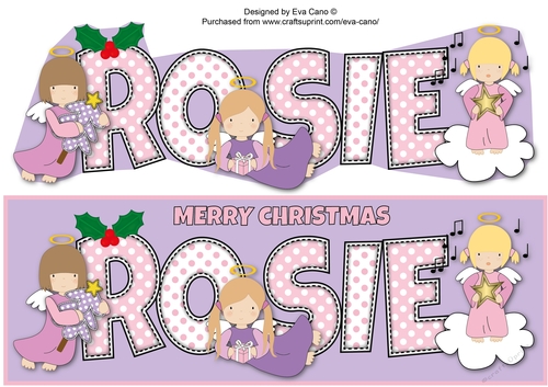 Christmas Angels ROSIE large dl