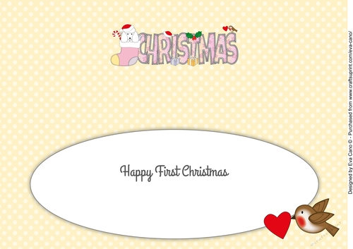 Leo the Poodle Xmas CHRISTMAS large dl insert 2