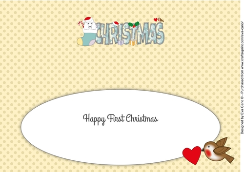Leo the Poodle Xmas CHRISTMAS large dl 2 insert 2