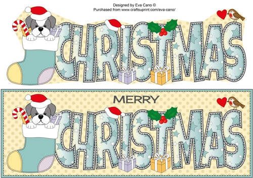 Finn the Shih Tzu Xmas CHRISTMAS large dl