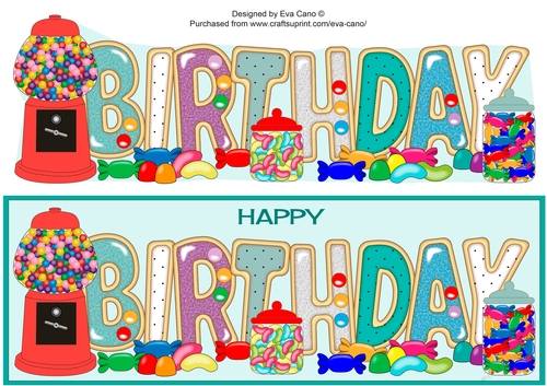 Sweets BIRTHDAY large dl