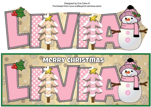 Cute Snowman LIVIA large dl
