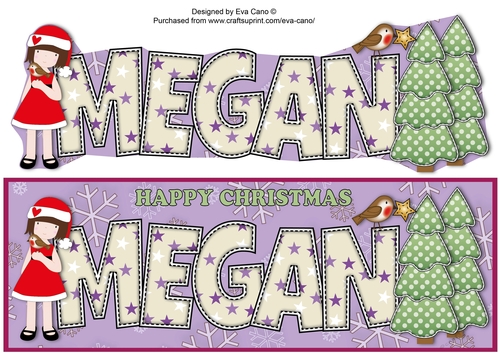 Christmas Girl MEGAN large dl