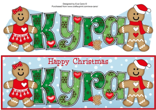 Gingerbread Couple KYRA large dl