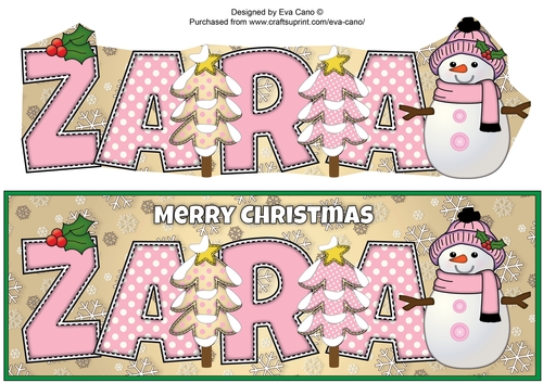 Cute Snowman ZARA large dl