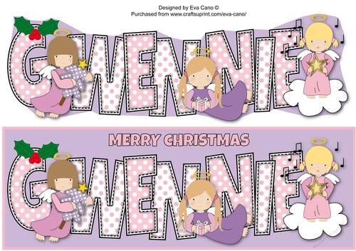 Christmas Angels GWENNIE large dl