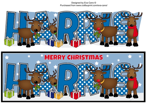 Rudolf & friends HARRIS large dl