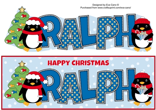 Eddie the Penguin RALPH large dl