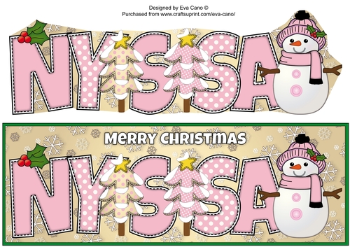 Cute Snowman NYSSA large dl