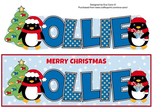 Eddie the Penguin OLLIE large dl