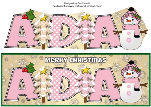 Cute Snowman ADA large dl 