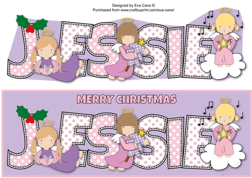Christmas Angels JESSIE large dl