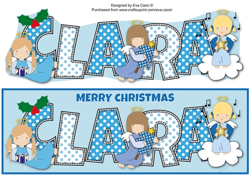 Christmas Angels CLARA large dl