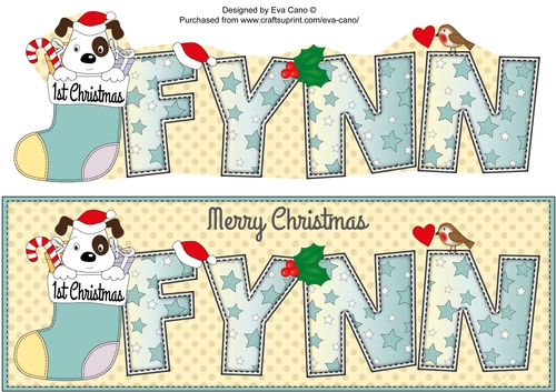 Patch 1st Xmas FYNN large dl