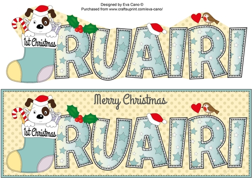Patch 1st Xmas RUAIRI large dl