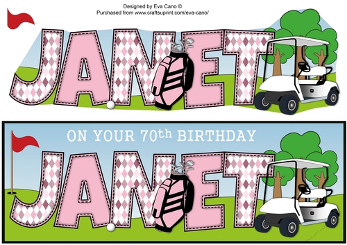 Golf JANET 70th large dl