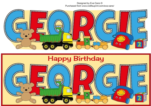 Toys GEORGIE large dl