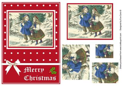 Vintage Christmas Pyramid