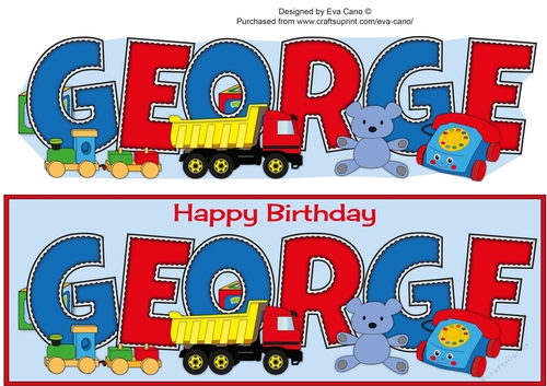 Toys GEORGE large dl