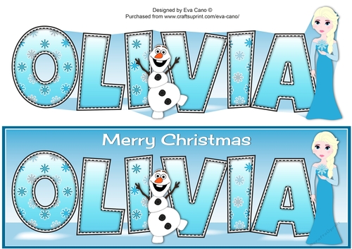 Christmas Snow Princess OLIVIA large dl