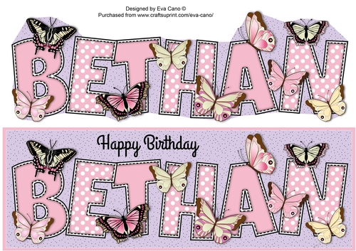 Butterflies BETHAN large dl 2
