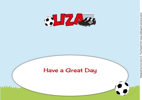 Football Boots & Football LIZA large dl insert