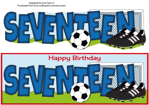 Football Boots & Football SEVENTEEN large dl