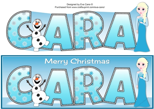 Christmas Snow Princess CARA large dl