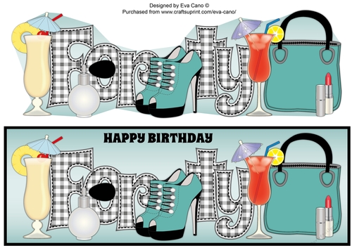 Special Birthday FORTY large dl