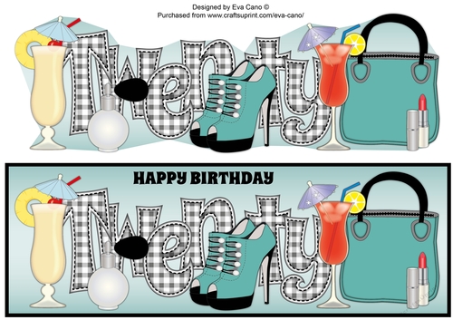 Special Birthday TWENTY large dl