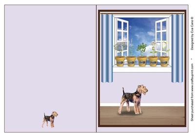Herbs, Window and Terrier Folded