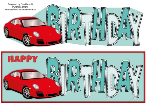 Porsche BIRTHDAY  large dl