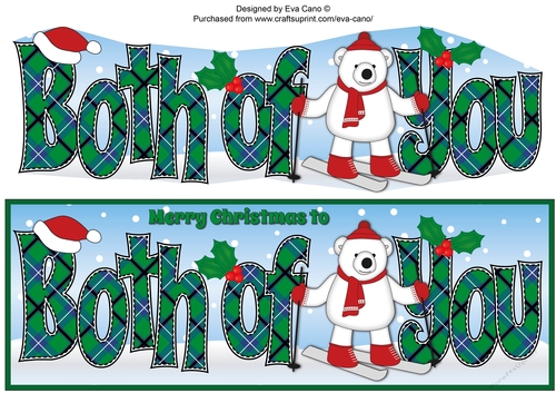 Monty Polar Bear Skiing BOTH OF YOU large dl 2