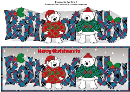 Monty & Luna Polar Bears BOTH OF YOU large dl