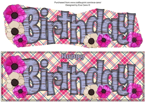 Anemones BIRTHDAY large dl 3