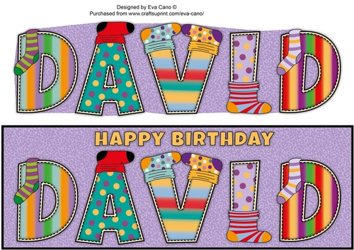 Socks DAVID large dl