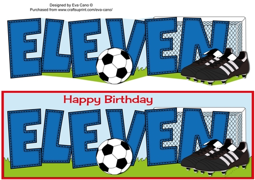 Football Boots & Football ELEVEN large dl