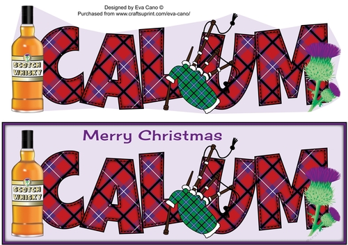 Scottish Theme CALUM large dl