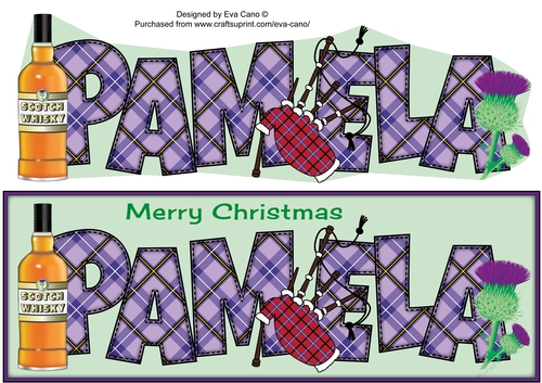 Scottish Theme PAMELA large dl