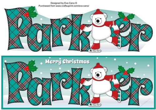 Monty Polar Bear Skating PARKER large dl