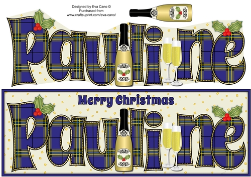 Christmas Champagne PAULINE large dl