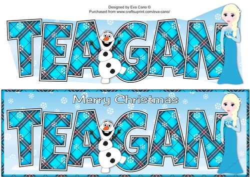 Christmas Snow Princess TEAGAN large dl